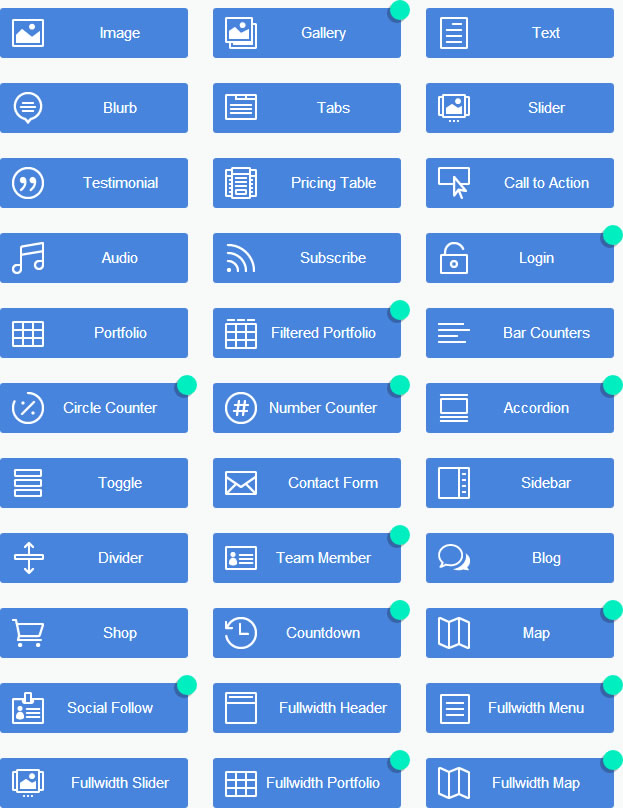 divi 2 now has 33 divi modules