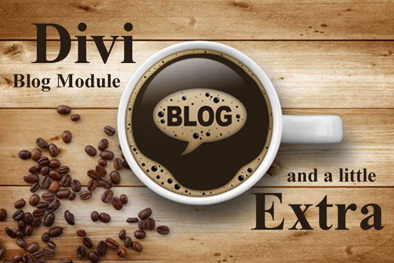 Divi theme: the Blog Module… and a Little Extra