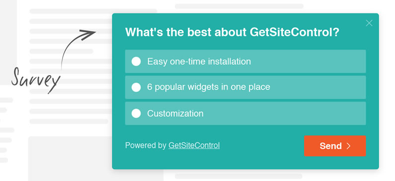 getsitecontrol survey widget