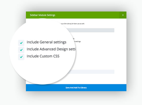 divi 2.4 global modules combined with selective sync 01