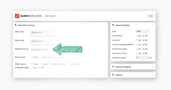 divi 2.4 code module slider revolution shortcode