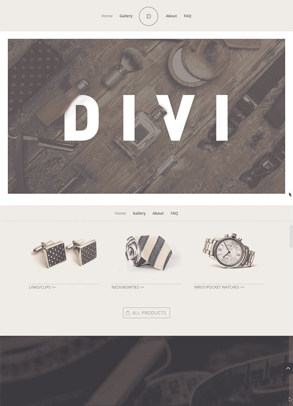 divi 2.4 hide logo on scrolling