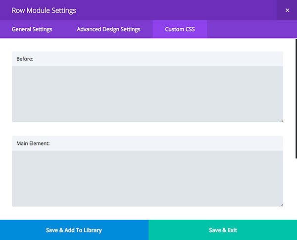 divi 2.4 custom css for rows