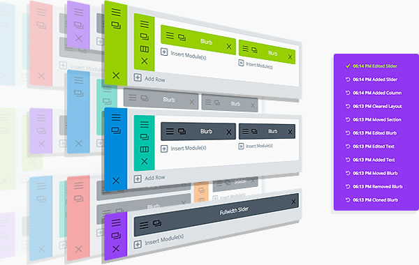 divi 2.edit history and history states