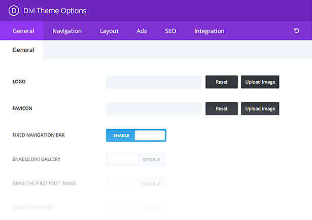 divi 2.6 epanel update