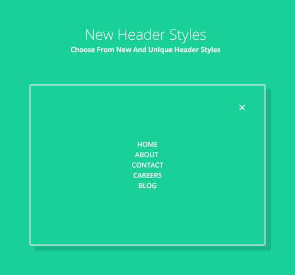 divi 2.6 New header styles