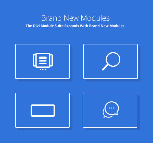 divi 2.6 new modules