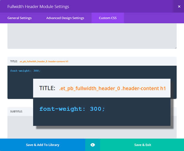 divi 2.6 custom css