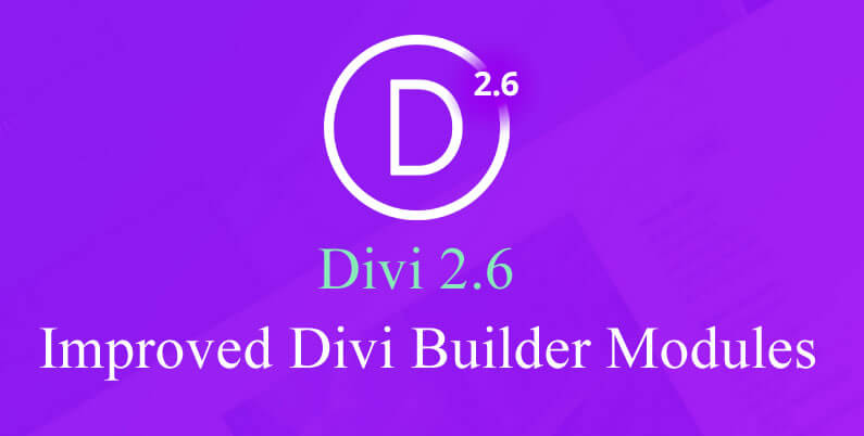 Divi 2.6: knockout improvements to Divi Builder Modules