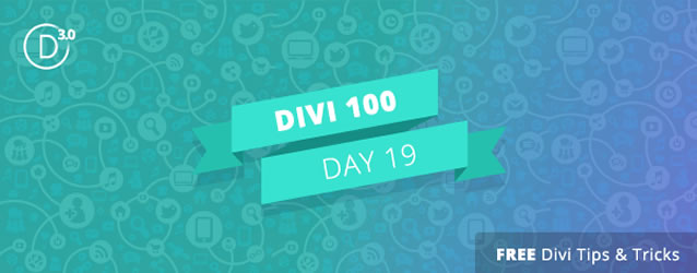 divi 3 countdown day 19