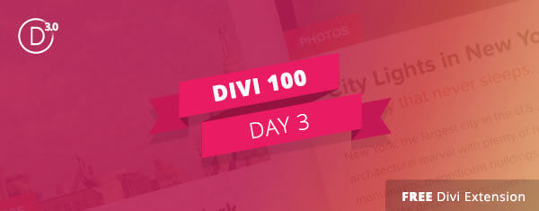 divi 3 countdown day 3