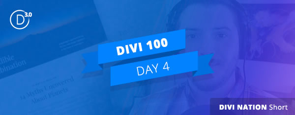 divi 3 countdown day 4