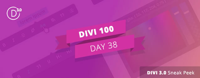 divi 3 countdown day 38