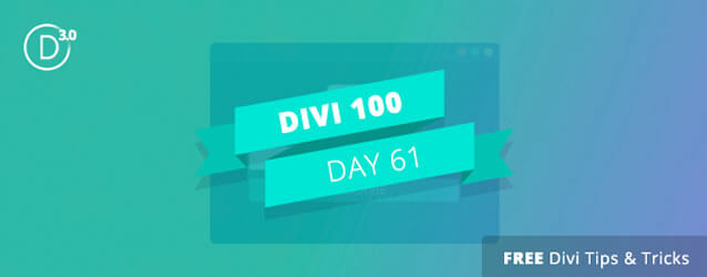 divi 3 countdown day 61