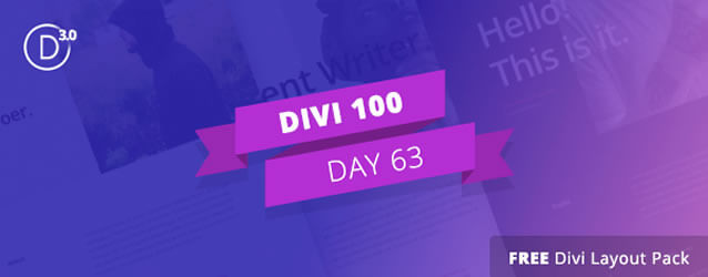 divi 3 countdown day 63