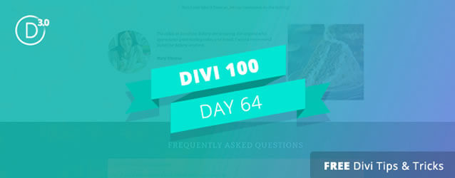 divi 3 countdown day 64