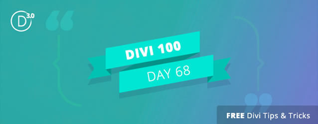 divi 3 countdown day 68