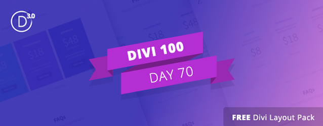 divi 3 countdown day 70