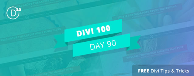 divi 3 countdown day 90