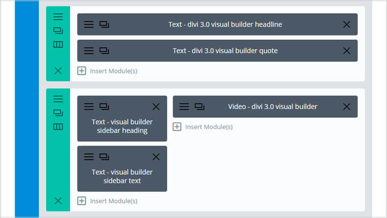 stunning divi homepage divi text module