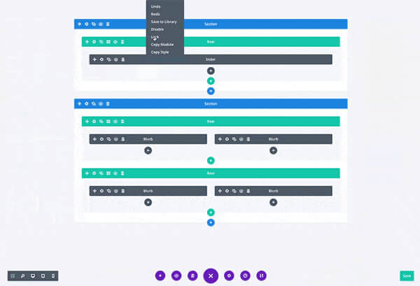 activate and use divi wireframe view mode