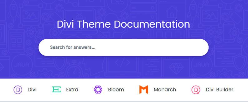 new divi documentation is searchable