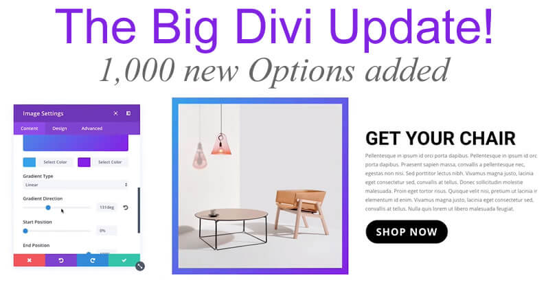 The Big Divi Update – 1,000 New, Improved and Easier to Understand Options