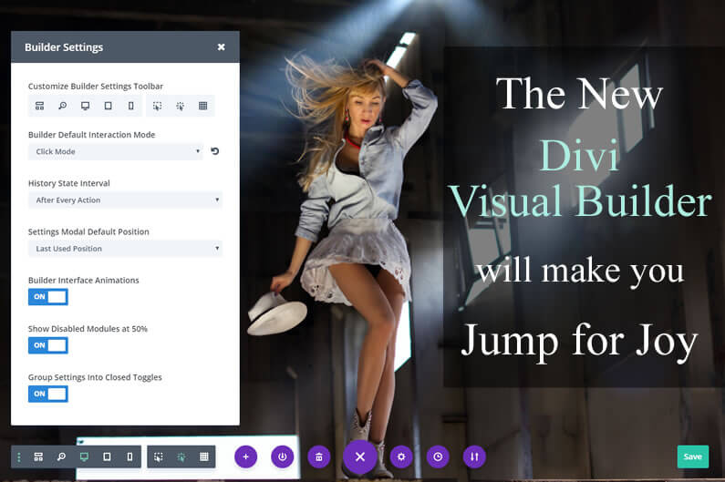 The fabulous Divi Visual Builder… just got better